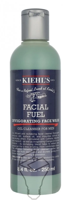 Kiehl´s Kiehl's Men Facial Fuel Energizing Face Wash gaivinantis veido prausiklis vyrams, 250 ml
