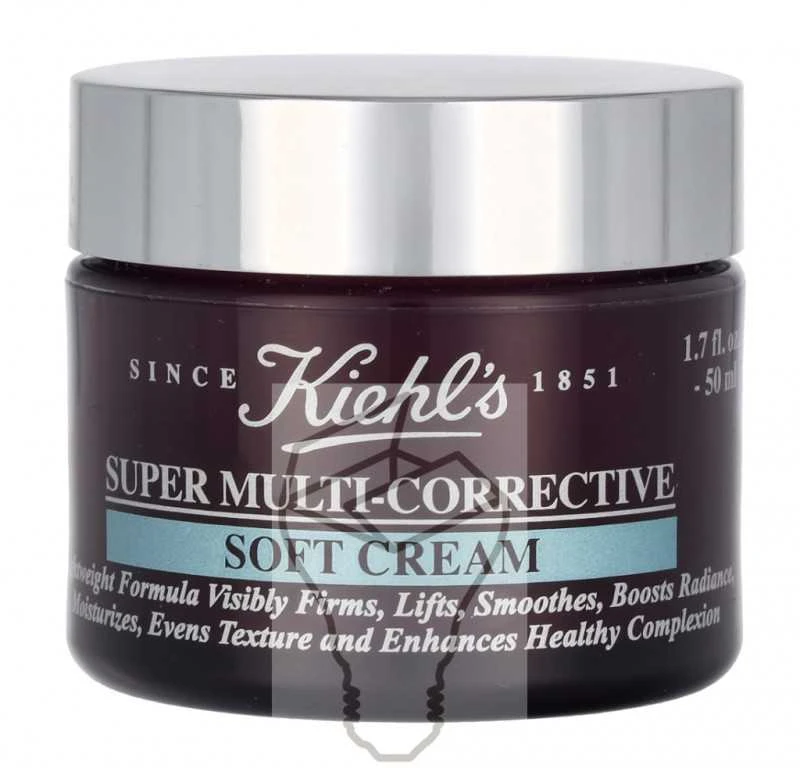 Kiehl´s Kiehl's Super Multi-Corrective Soft Kreminis stipraus poveikio veido ir kaklo kremas nuo raukšlių, 50 ml