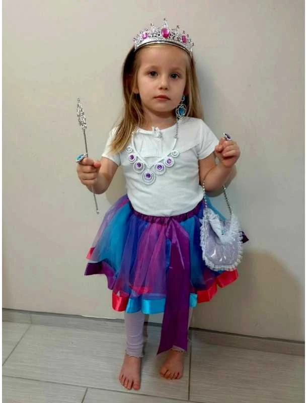 Kostiumų karalienė princesė karūna rankinė 9 vnt.