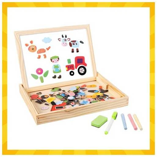 Kruzzel 25637 dvipusė edukacinė lenta