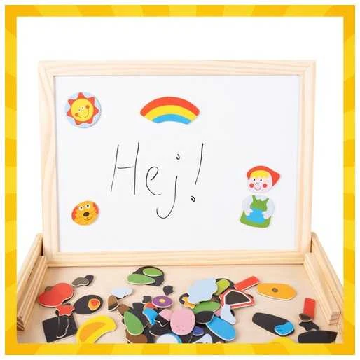 Kruzzel 25637 dvipusė edukacinė lenta