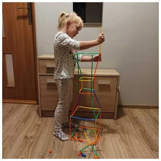 Kruzzel Blokai - šiaudeliai - rinkinyje 408 vnt. 22408