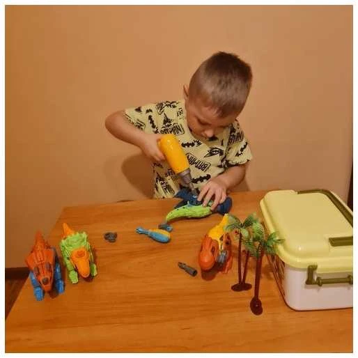 Kruzzel Vaikiškas konstruktoriaus rinkinys - dinozaurai 24723