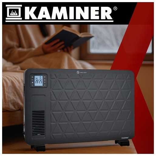 KAMINER ZIFLO 2300W konvektorinis šildytuvas su WiFi valdymu
