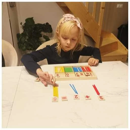 Kruzzel Mediniai pagaliukai, skirti mokytis skaičiuoti 22447