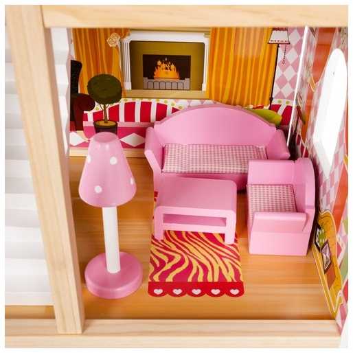 Kruzzel Wooden dollhouse - villa D11252