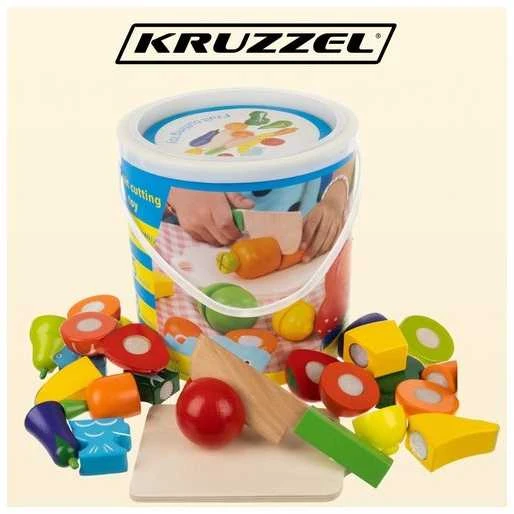 Kruzzel Medinių daržovių pjaustymas kibire