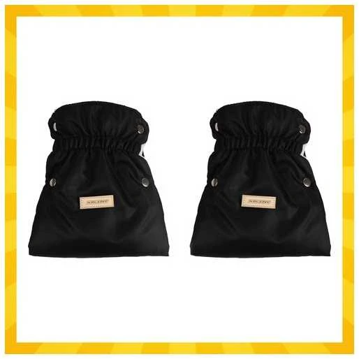 Double stroller muffs - juodas Kruzzel 25814
