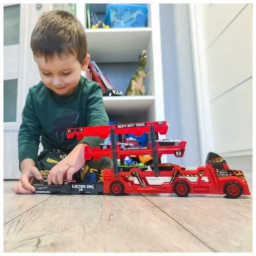Kruzzel TIR sunkvežimio komplektas su 6 automobiliais 22515
