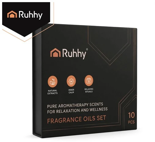 Kvapnusis aliejus - 10 vnt. rinkinys, 10 ml Ruhhy 27222