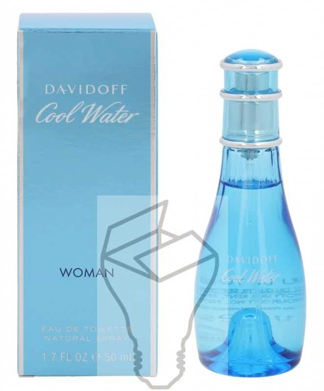 Davidoff Cool Water Woman EDT tualetinis vanduo moterims, 50 ml