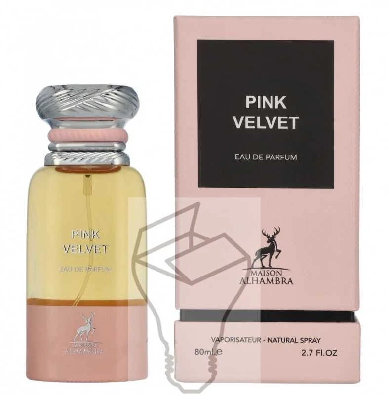 Maison Alhambra Rožinė Velvet (Rose Petals) EDP parfumuotas vanduo moterims, 80 ml