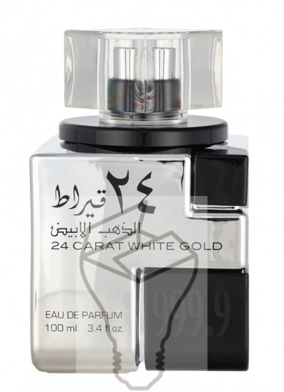 Unisex kvepalai Lattafa 24 Carat White Gold EDP, 100 ml