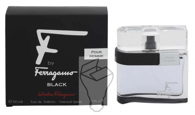 Salvatore Ferragamo F by Ferragamo Pour Homme Juodas EDT tualetinis vanduo vyrams, 50 ml