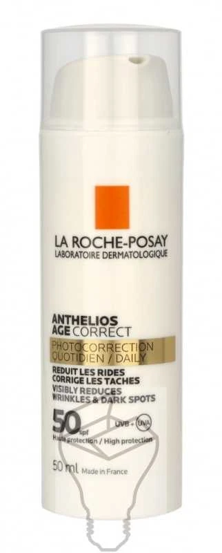 La Roche-Posay Anthelios Age Correct Daily Care SPF 50 kremas nuo saulės, 50 ml