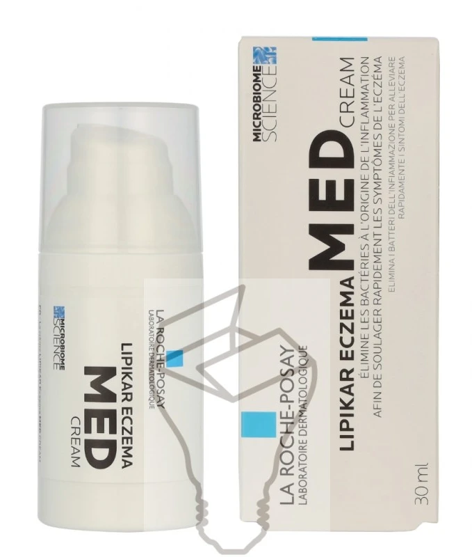 La Roche-Posay Lipikar Eczema Med Kreminis raminamas kremas į egzemą linkusiai odai, 30 ml