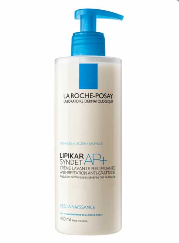 La Roche-Posay Lipikar Syndet AP+ Kreminis raminantis dušo kremas, 400 ml