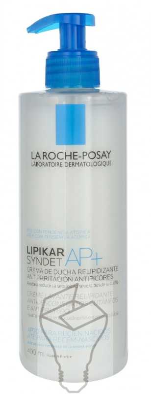 La Roche-Posay Lipikar Syndet AP+ Kreminis raminantis dušo kremas, 400 ml