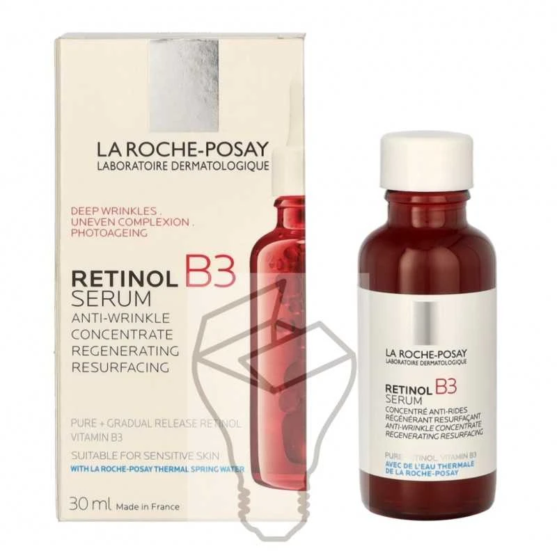 La Roche Posay Retinol B3 regeneruojamasis veido serumas nuo raukšlių su retinoliu, 30 ml