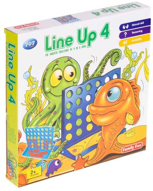 KIK Laimingasis keturių dėlionių žaidimas 25x19x20cm