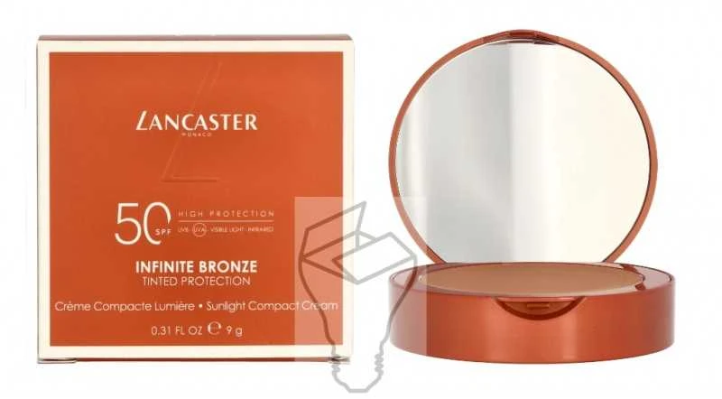 Lancaster Infinite Bronze Sunlight Compact kreminė pudra SPF 50 bronzantai, 9 g
