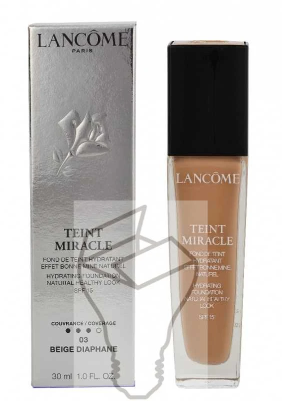 Makiažo pagrindas Lancome Teint Miracle N° 03 Beige Diaphane SPF15, 30 ml