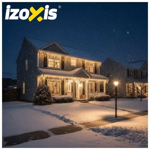 Lauko šviestuvai 300LED 15m šiltos baltos Izoxis 26710