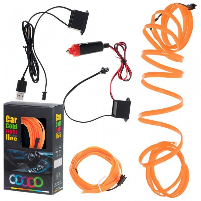 Salono LED apšvietimas ambient light, 3m, oranžinė sp.