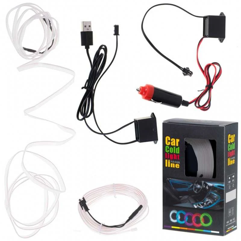 Salono LED apšvietimas ambient light, 3m, balta sp.