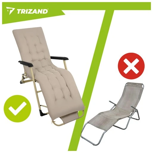 Sulankstomas sodo gultas 60x177x30cm Trizand