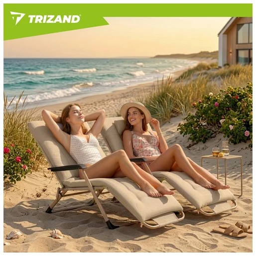 Sulankstomas sodo gultas 60x177x30cm Trizand