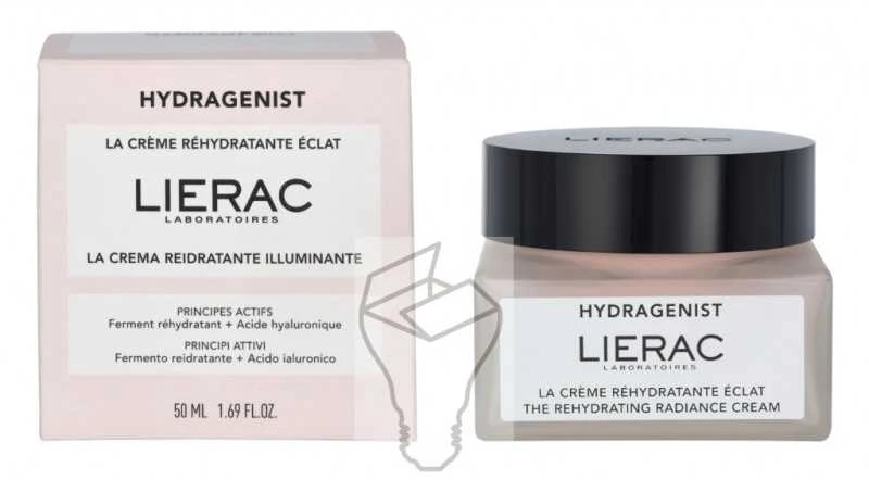 Lierac Hydragenist drėkinamasis kremas "Illuminating Rehydrating Kreminis" 50ml