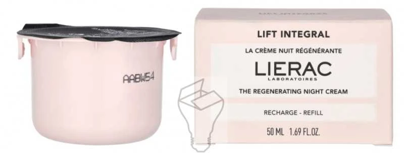 Lierac Paris Lierac Lift Integral The Regenerating Night Kreminis Refill regeneruojančio naktinio veido kremo papildymas, 50 ml