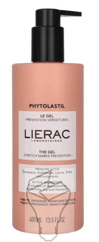 Lierac Phytolastil Stretch Mark Prevention Gel kūno gelis nuo strijų, 400 ml