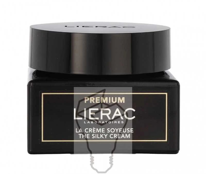 Lierac Premium Silky Anti-Ageing Kreminis šilko konsistencijos senėjimą lėtinančio poveikio veido kremas, 50 ml