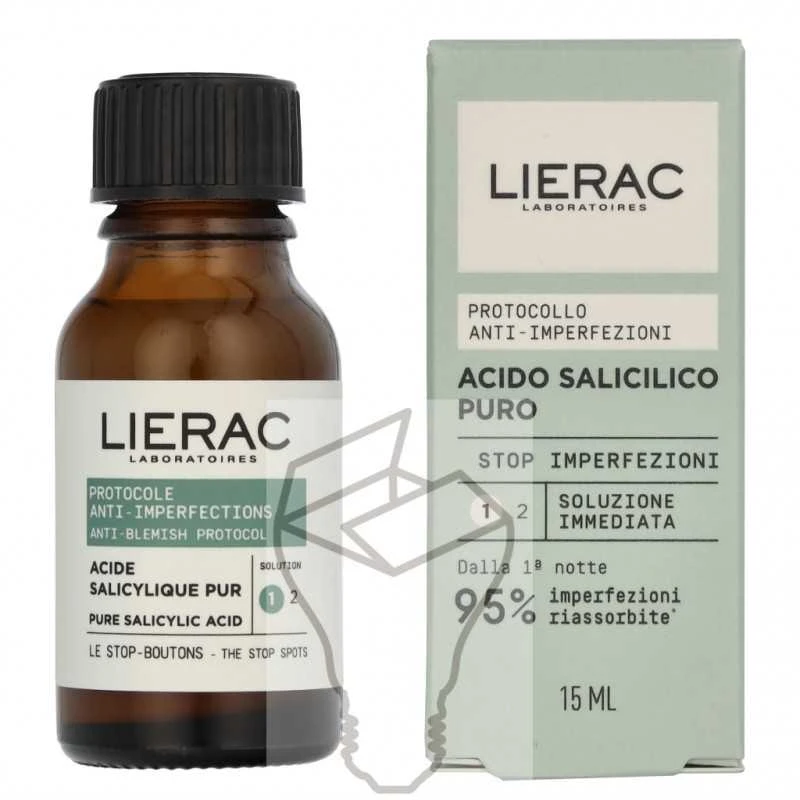 Lierac Paris Lierac Protocole Anti-Pimple Concentrate priemonė veidui nuo tamsių dėmių, 15 ml