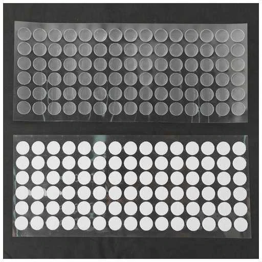 RUHHY savisaugantis Velcro 18mm 500vnt baltas