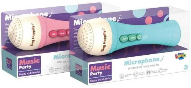 Luna Žaislinis mikrofonas su muzika