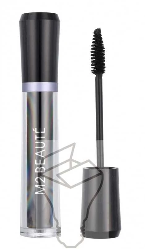 M2 Beauté Juodas Nano blakstienų tušas Nutrition and Amp Natural Growth 6 ml