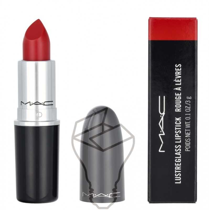 MAC Cosmetics Lustreglass Lipstick drėkinamieji lūpų dažai, 3 g | spalva: Lady Bug