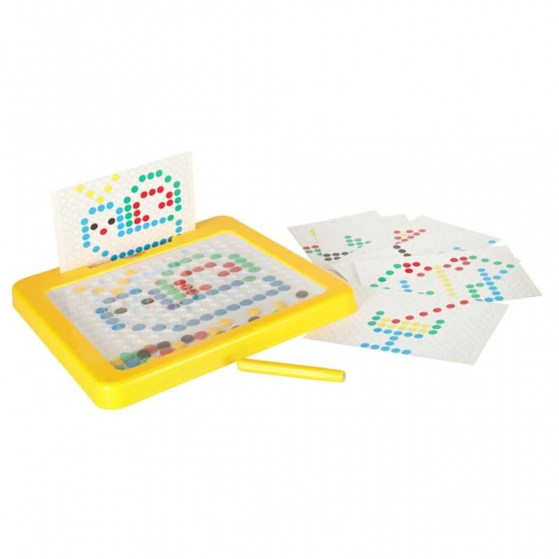 Ikonka Magnetinės montessori lentos taškai geltoni