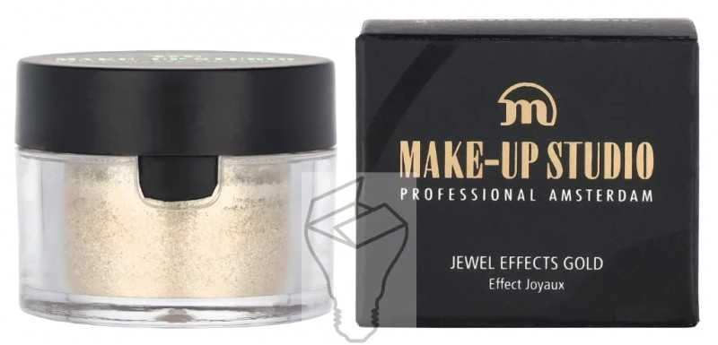 „Make-Up Studio Amsterdam“ „Make-Up Studio Jewel Effects“ auksiniai blizgučiai akių šešėliai, 4 g