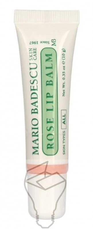 Mario Badescu Rose Lūpų balzamas maitinantis lūpų balzamas, 10 g