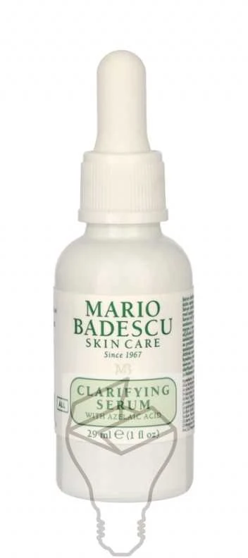 Mario Badescu Gaivinantis Serum With Azelaic Acid serumas probleminei, aknės paveiktai odai, 29 ml