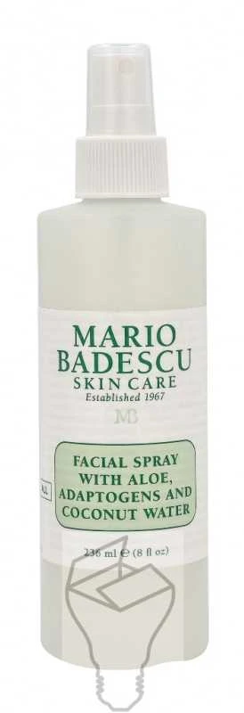 Mario Badescu Facial Purškiklis With Aloe, Adaptogens And Coconut Vanduo drėkinamasis veido purškiklis, 236 ml