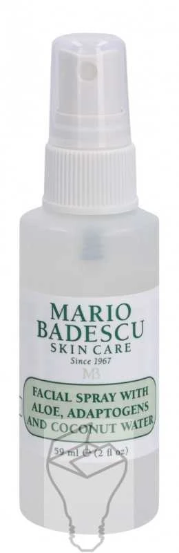 Mario Badescu Facial Purškiklis With Aloe, Adaptogens And Coconut Vanduo drėkinamasis veido purškiklis, 59 ml