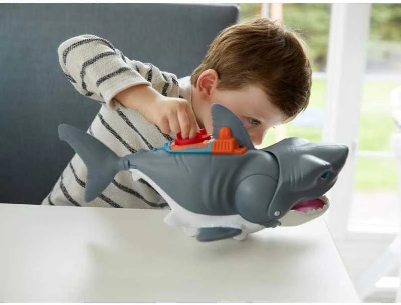 Fisher Price Mattel Imaginext Mega mechaninė ryklio ataka, judanti burna ZA5438
