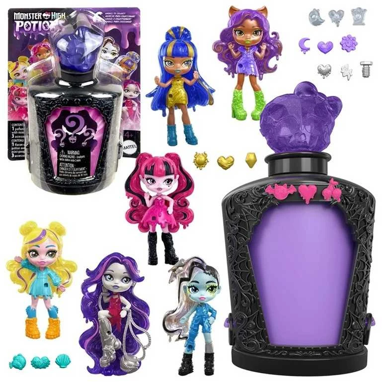 Mattel MONSTER HIGH mini siurprizų rinkinys – eleksyras (HYB10)