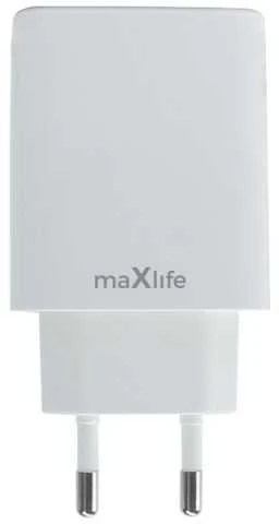 Maxlife MXTC-10-20C PD QC įkroviklis 1x USB-C 20W baltas