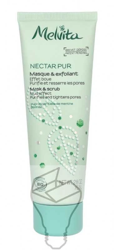Melvita Nectar Pur Mask & Scrub, 75 ml